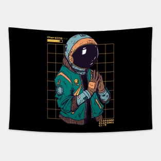 Spaceman Vaporwave Urban Cool Style Tapestry