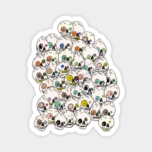 Cute Tiny Skulls Magnet