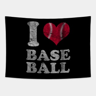 I Heart Baseball Tapestry