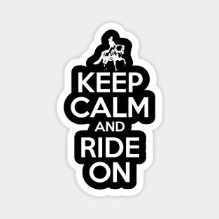 Keep Calm And Ride On' Horse Riding Magnet