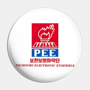 Pochonbo Electronic Ensemble Logo North Korean Pin