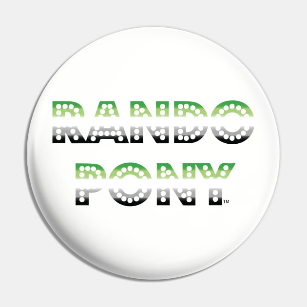 RandoPonyTM Marquee Aromantic Gradient Pin by MacintoshMaud