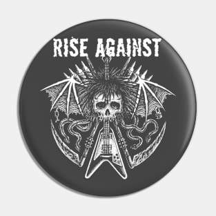 Grimstar Rise Against Pin