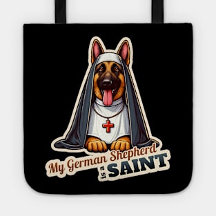 German Shepherd Nun Tote