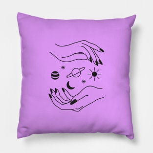 Your Universe is in Your Hands Design Pillow