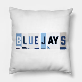 Blue Jays torn jersey Pillow