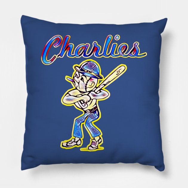 Charleston Charlies Baseball Pillow by Kitta’s Shop