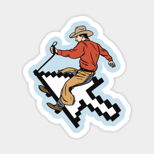 Web Wrangler - Cowboy Coder Riding The Internet Magnet