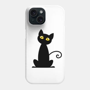 Black Cat Phone Case