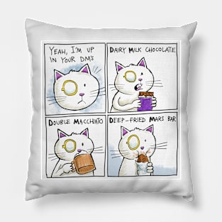 Dapper Cat- Direct Message Pillow