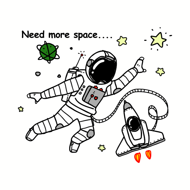 Astronauts Need More Space by Hogan