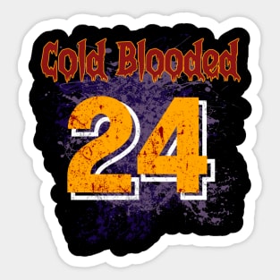 Kobe Bryant 24 Sticker for Sale by MONLAGE