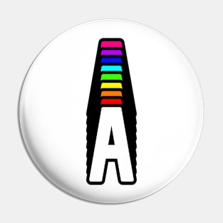 Rainbow Letter, A Pin