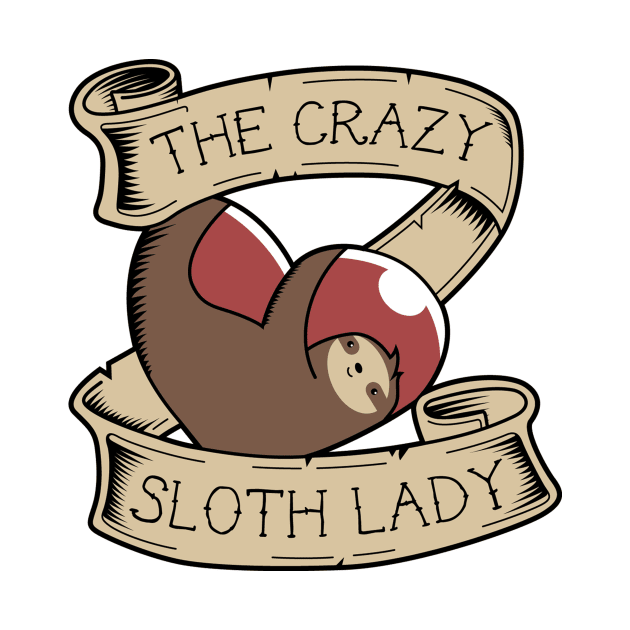 Crazy Sloth Lady Tattoo by SlothgirlArt