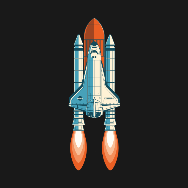 Space Shuttle by vladocar