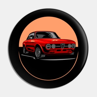 Red alfa romeo giulia classic Pin