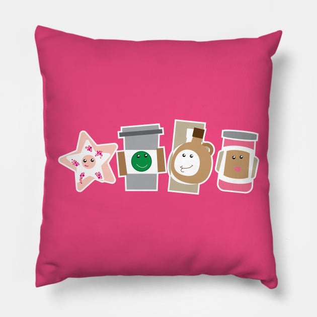 Starfish and Jammie Pillow by chwbcc