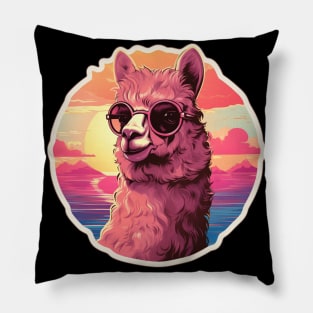 Vintage Trauma Llama Alpaca Pillow