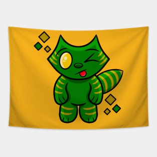 Battle Cat Wink Tapestry