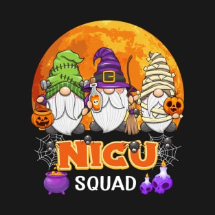 NICU Squad Halloween - NICU Nurse Gnome Matching T-Shirt