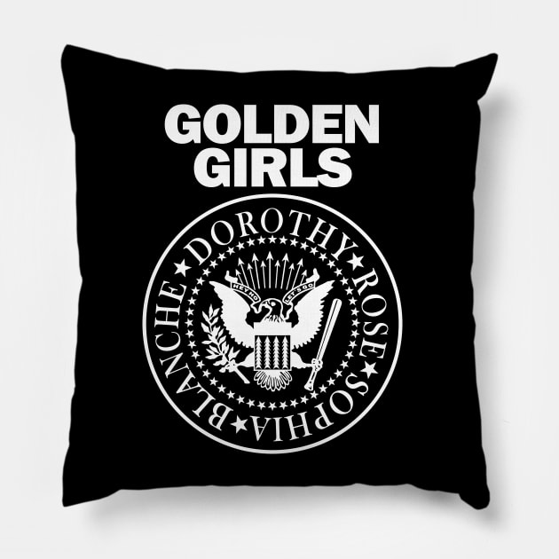 Rock N Roll x Golden Girls Pillow by muckychris