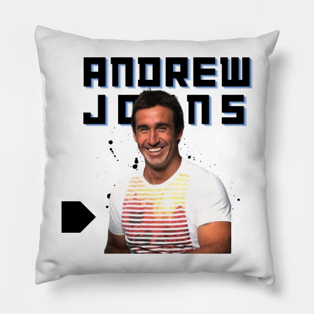 Andrew Johns Pillow by Lottz_Design 