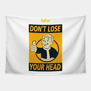 FALLOUT: DONT LOSE YOUR HEAD Tapestry