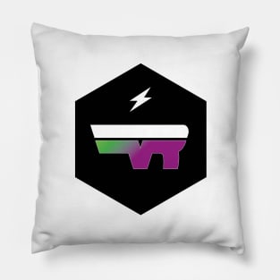 Future Rave Hexagon Pillow