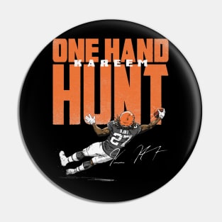 Kareem Hunt Cleveland One-Hand Hunt Pin