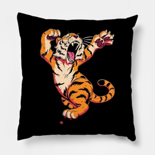 Tiger Color Variations Pillow