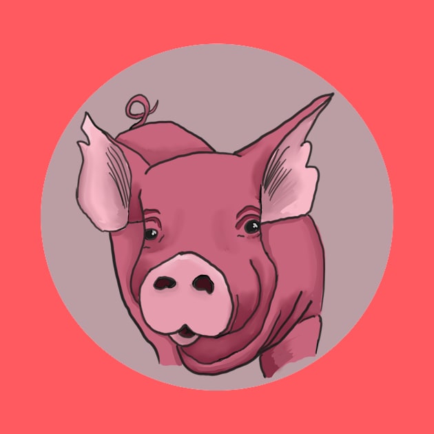 Pink Pig by BrittaniRose