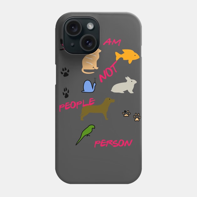 not people person Phone Case by Yaman