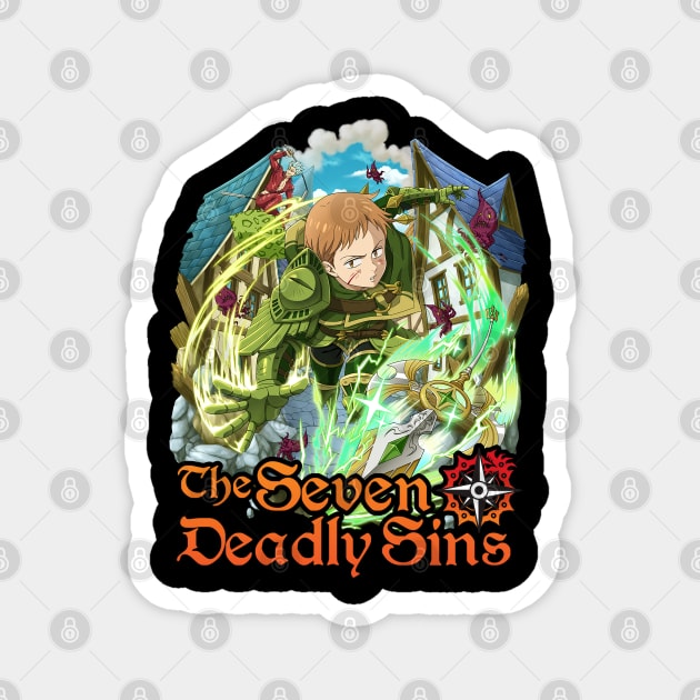 King - Seven Deadly Sins Magnet by Otaku Vibes