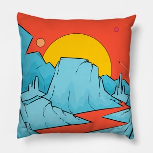 Ice mountains of Mars Pillow