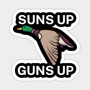 Suns up guns up Magnet