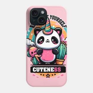Always Be Yourself Panda Unicorn Phone Case