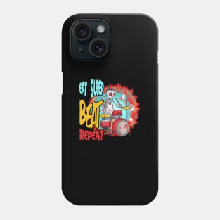 Cool Drummer Skull Phone Case