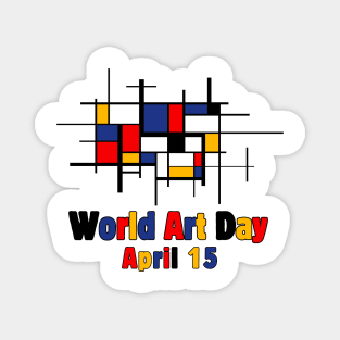 World Art Day Magnet