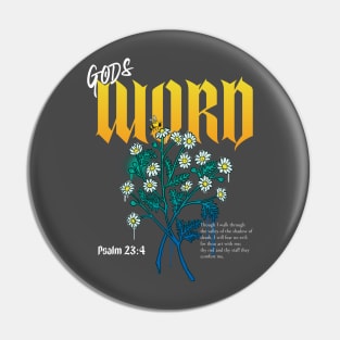 Gods Word Christian Pin