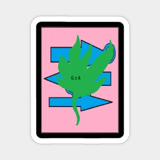 Gza Cyber Floral Magnet