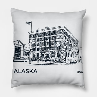 Alaska USA Pillow