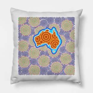 Australia Continent Pillow