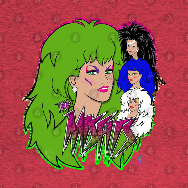 Disover Front/Back - Jem/Misfits by BraePrint - Jem And The Holograms - T-Shirt