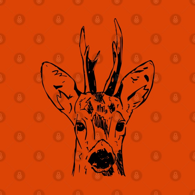 roe deer by TinyPrinters