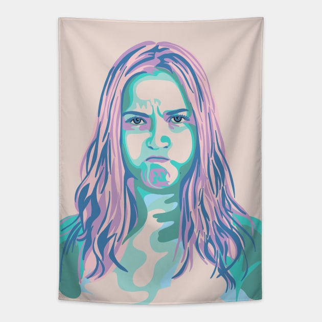 Pout Tapestry by Slightly Unhinged