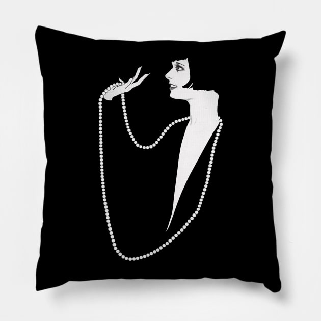 Louise Brooks® Pillow by Louise Brooks®