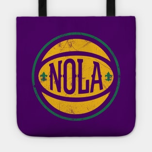 NOLA Retro Ball - Purple Tote