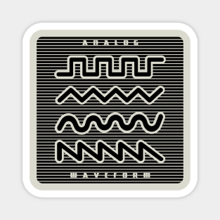 Synthesizer Waveform for Synth lover Magnet