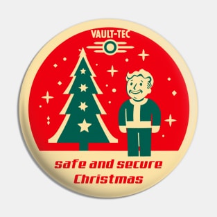 Safe and Secure Christmas Pin