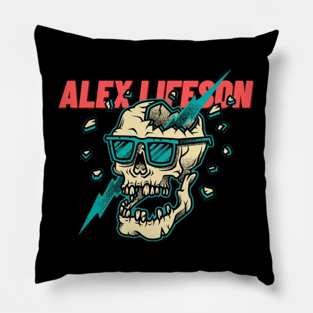 alex lifeson Pillow by Maria crew